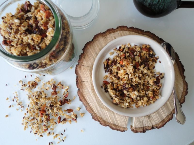 Domowa granola śniadaniowa Domowa granola śniadaniowa