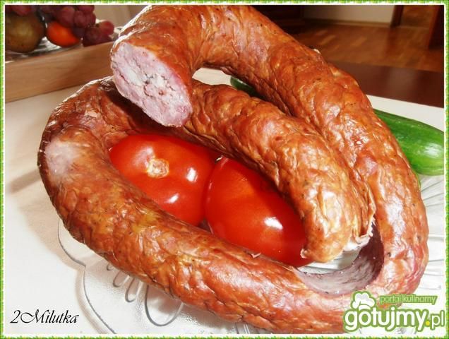 Domowa kiełbasa wędzona Domowa kiełbasa wędzona