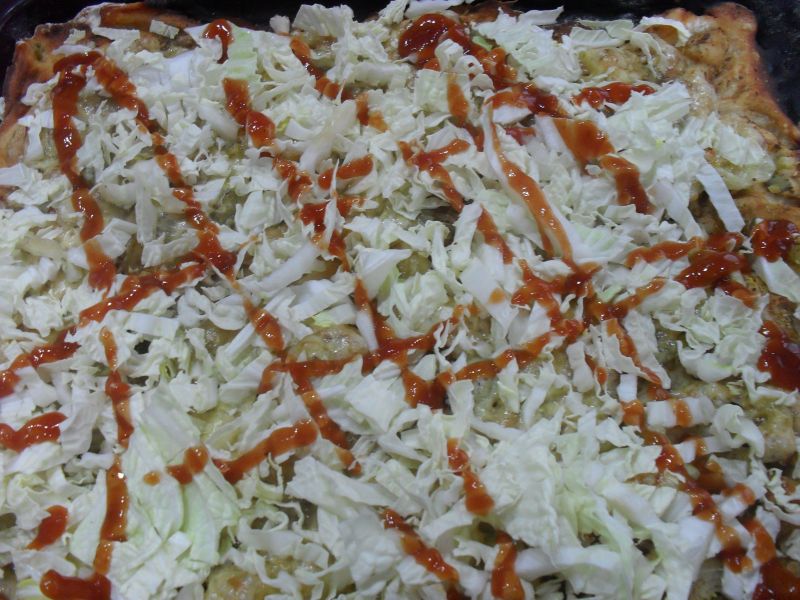 Domowa pizza kebabowa Domowa pizza kebabowa