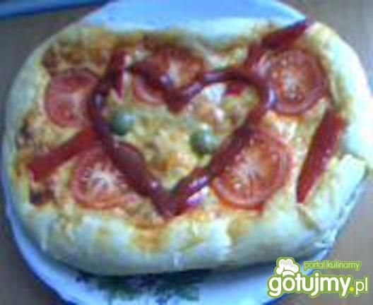 Domowa pizza wegetariańska Domowa pizza wegetariańska