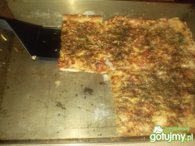 Domowa pizza z mięsem mielonym