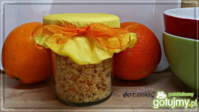 Domowa skórka pomarańczowa kandyzowana