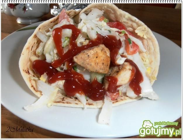Domowa Tortilla z kurczakiem Domowa Tortilla z kurczakiem