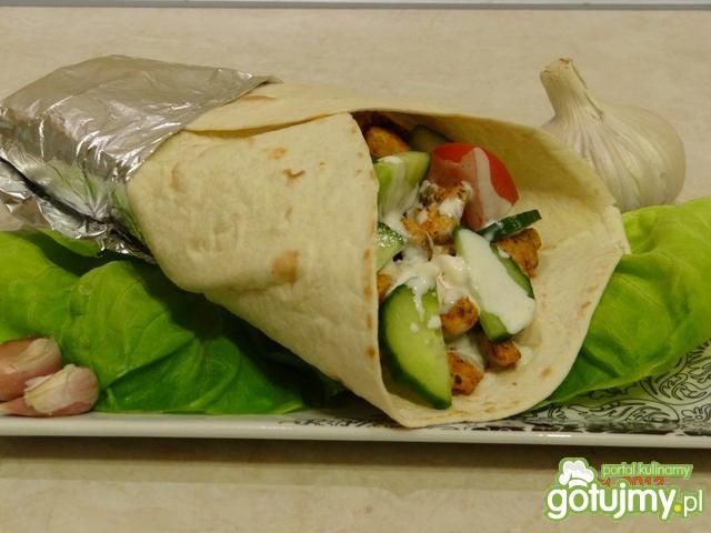 Domowa tortilla z kurczakiem Domowa tortilla z kurczakiem