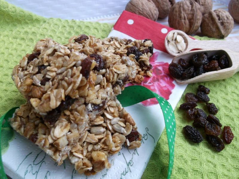 Domowe batoniki musli