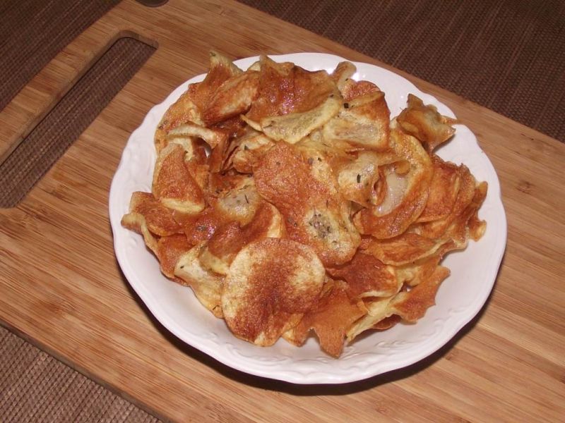 Domowe chipsy ziołowe 