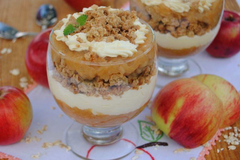 Domowe crunchy z jabłkami