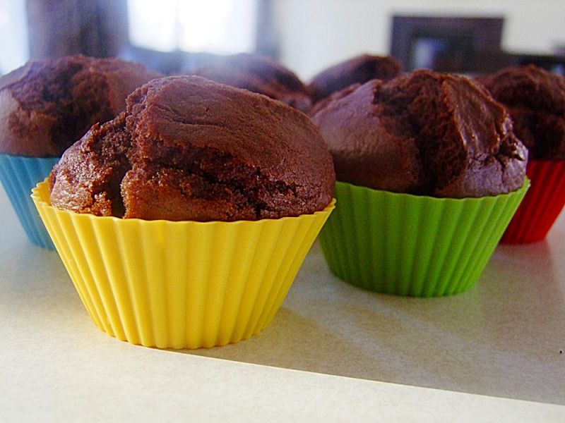 Domowe czekoladowe mufinki Domowe czekoladowe mufinki