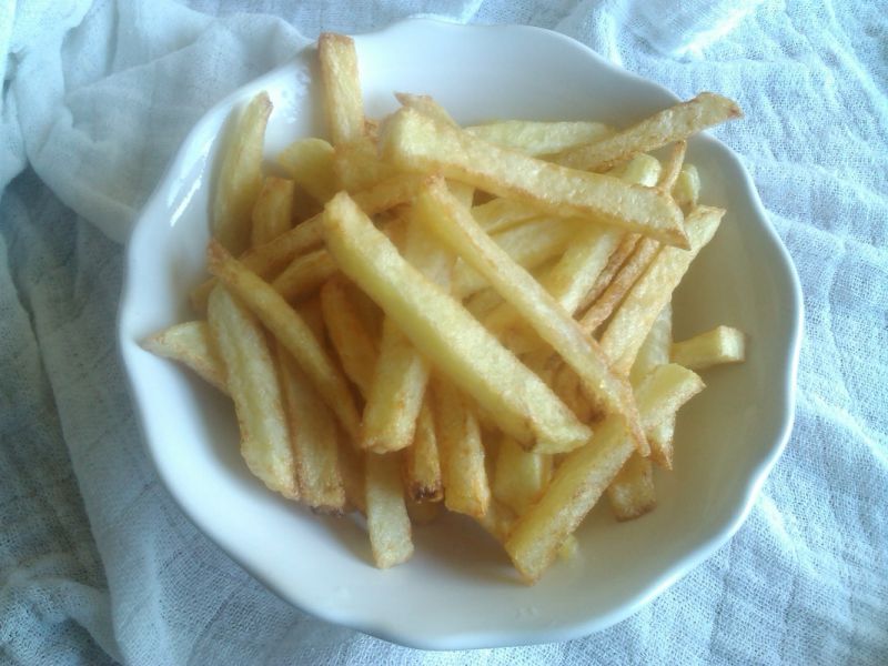 Domowe frytki moczone w cukrze Domowe frytki moczone w cukrze