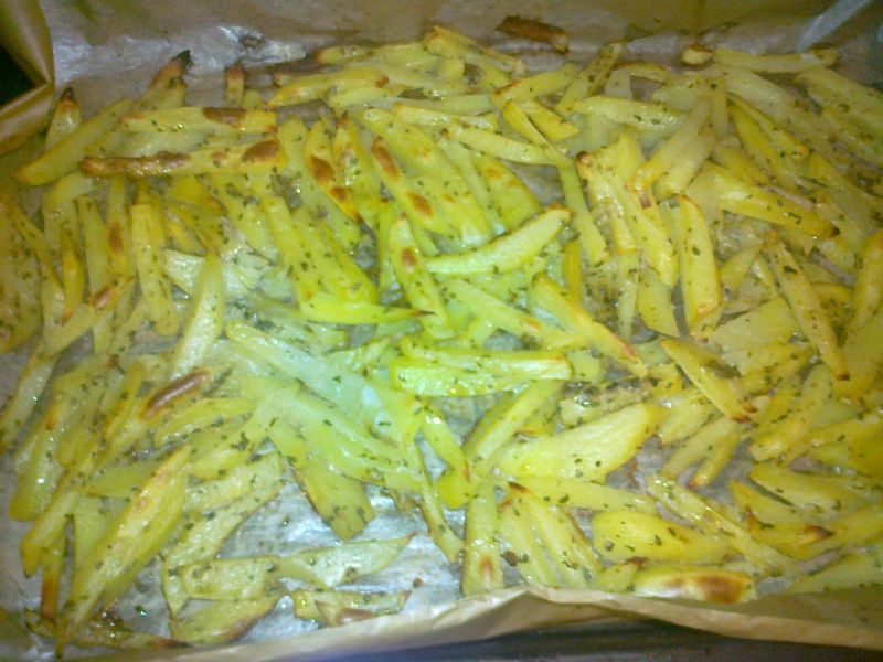 Domowe frytki w ziołach