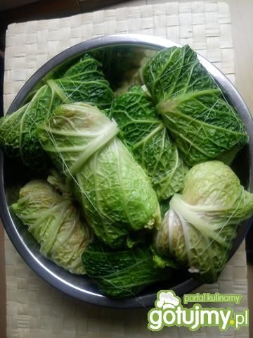 Domowe gołąbki z włoskiej kapusty Domowe gołąbki z włoskiej kapusty