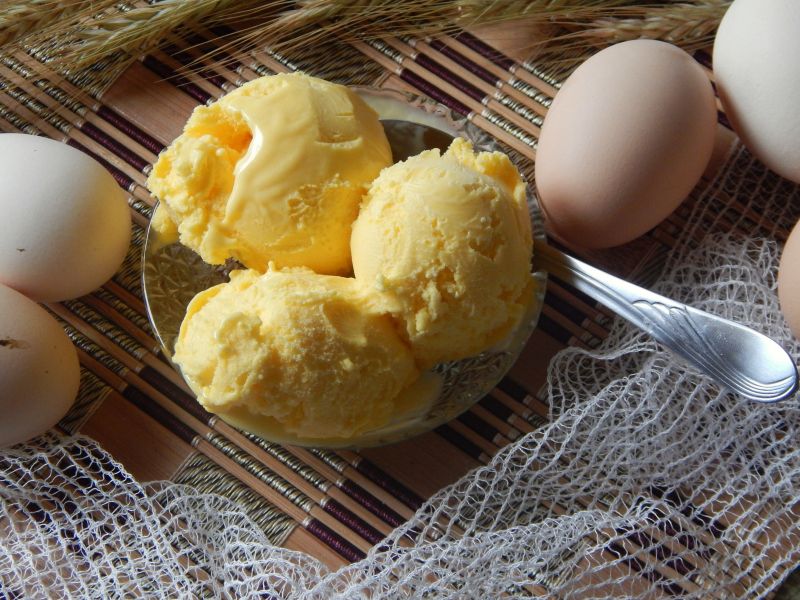 Domowe lody Kogel- mogel z rumem, polecam! Domowe lody Kogel- mogel z rumem, polecam!