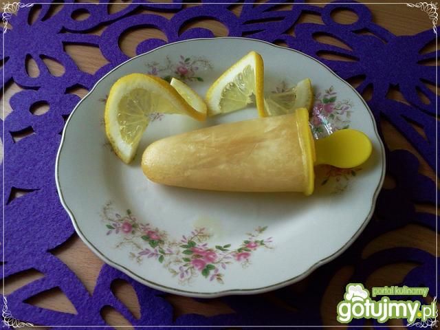 Domowe lody wodne cytrynowe Domowe lody wodne cytrynowe