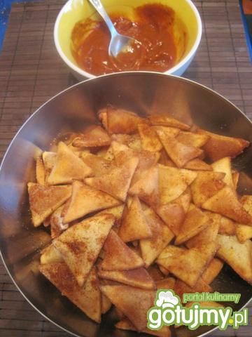 Domowe nachos z mąki kukurydzianej