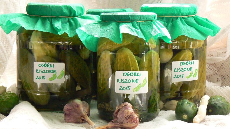 Domowe ogórki kiszone