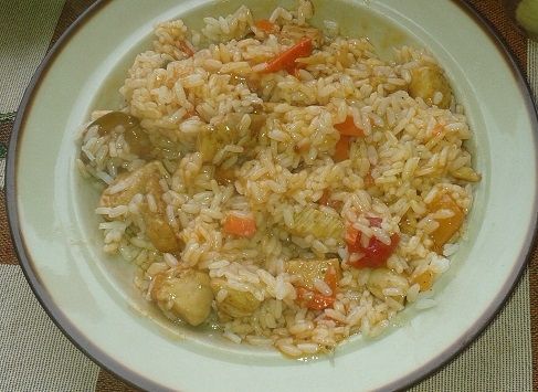 Domowe risotto z kurczakiem na pikantnie Domowe risotto z kurczakiem na pikantnie