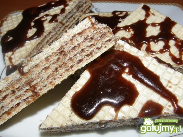 Domowe wafelki z kakao Domowe wafelki z kakao