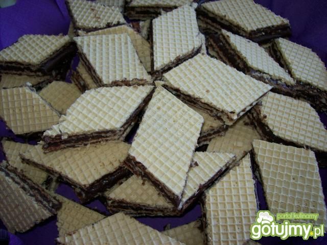 Domowe wafle czekoladowe