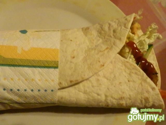 Domowy a'la rolo kebab Domowy a'la rolo kebab