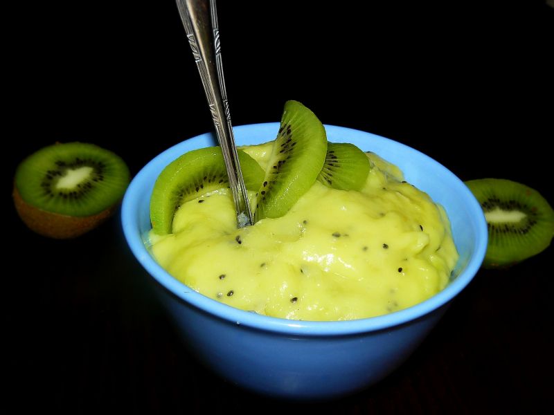 Domowy Budyń o smaku Kiwi Domowy Budyń o smaku Kiwi