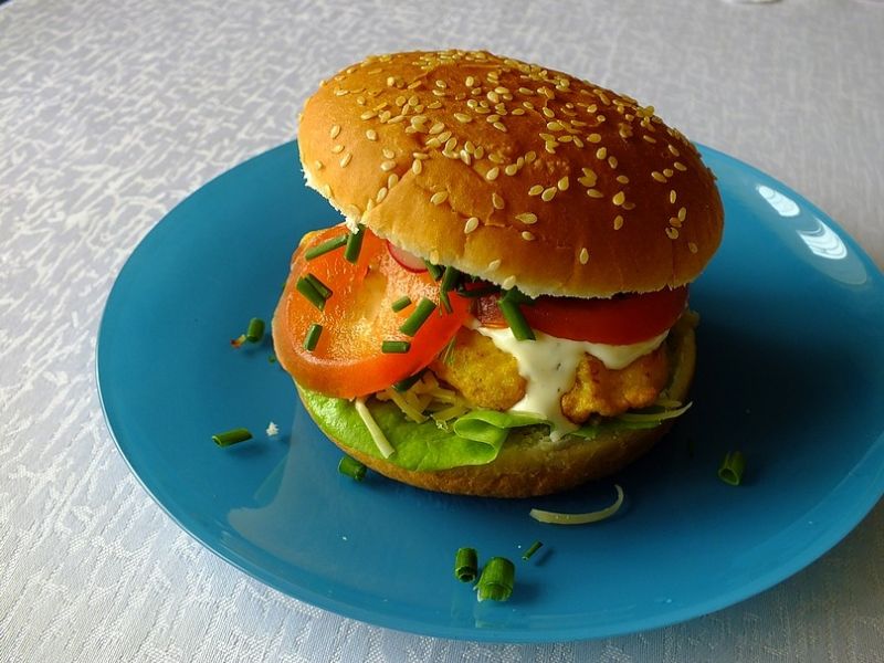 Domowy Chicken Burger 