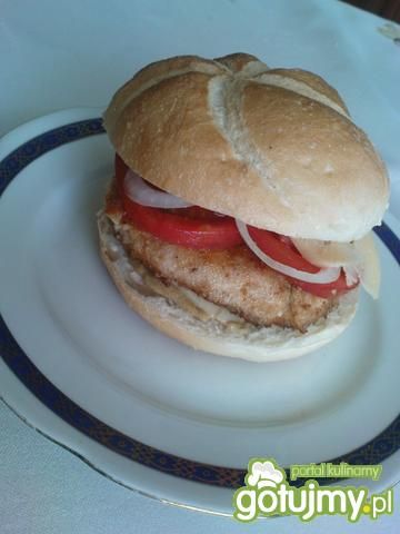 Domowy chickenburger  Domowy chickenburger