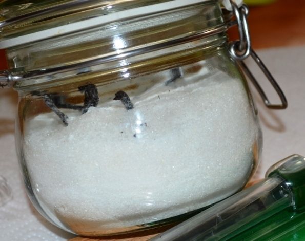 Domowy cukier z wanilią  Domowy cukier z wanilią