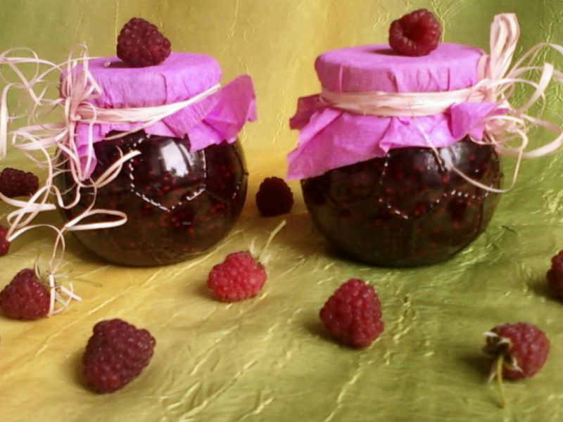 Domowy dżem malinowy