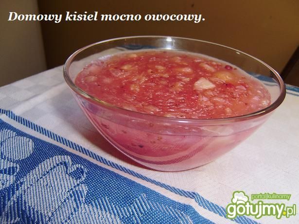 Domowy kisiel mocno owocowy