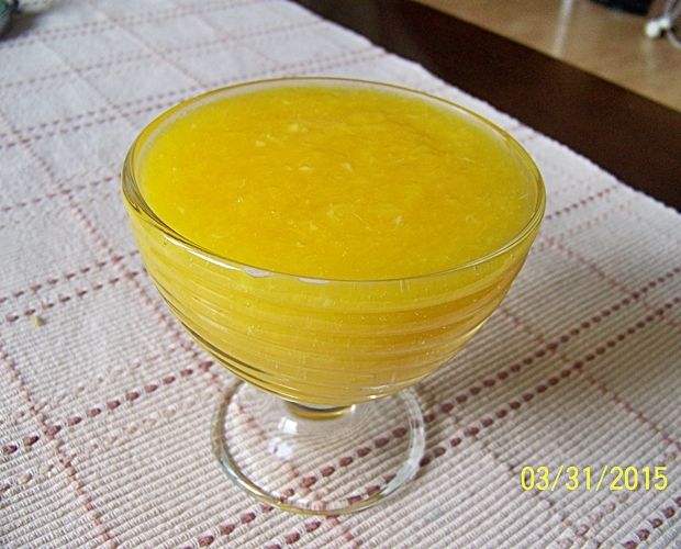 Domowy kisiel pomarańczowy Domowy kisiel pomarańczowy