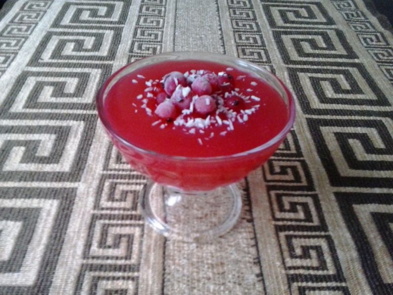 Domowy kisiel porzeczkowy