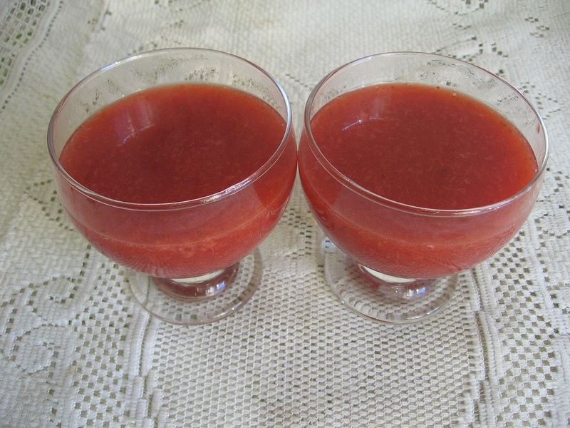 Domowy kisiel truskawkowy