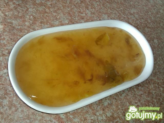 Domowy kisiel z białych śliwek