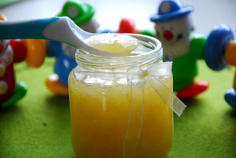 Domowy kisiel z jabłuszkiem