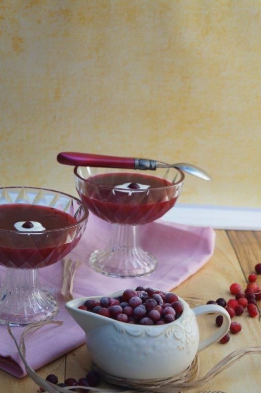 Domowy kisiel żurawinowy Domowy kisiel żurawinowy