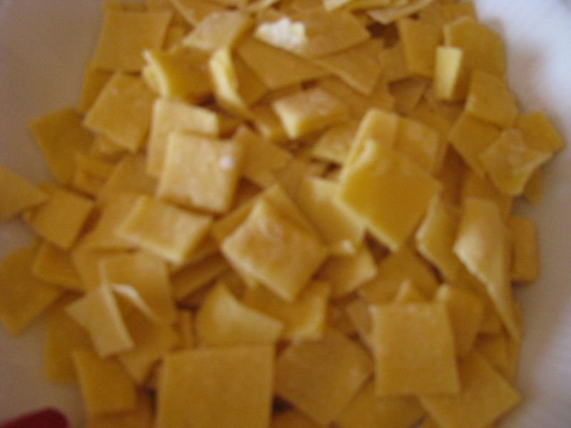 Domowy makaron (krateczki)  Domowy makaron (krateczki)