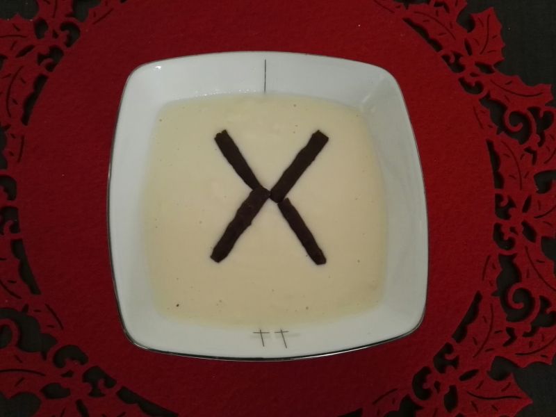 Domowy serek waniliowy z paluszkami pomarańczowymi