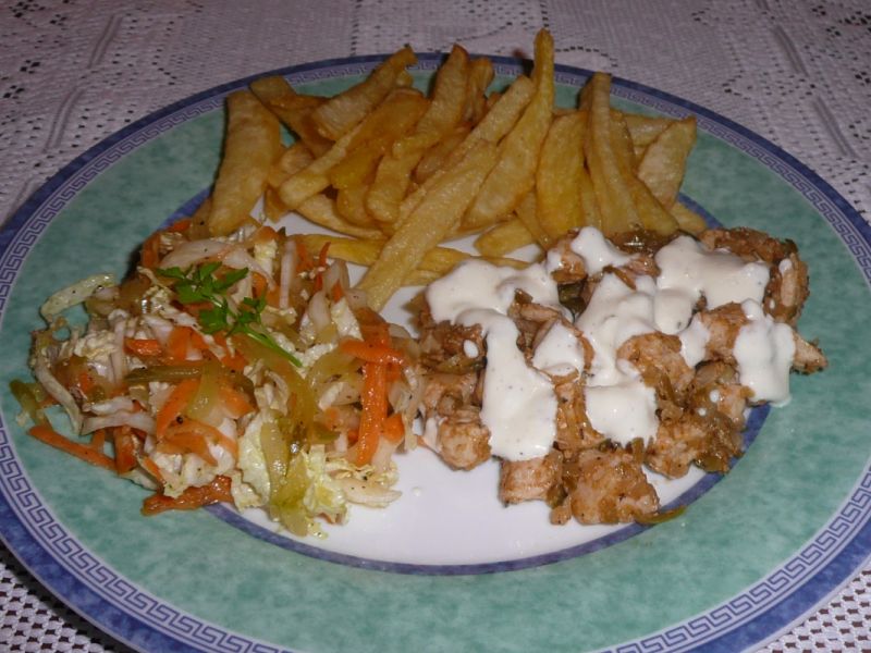 Domowy smaczny kebab
