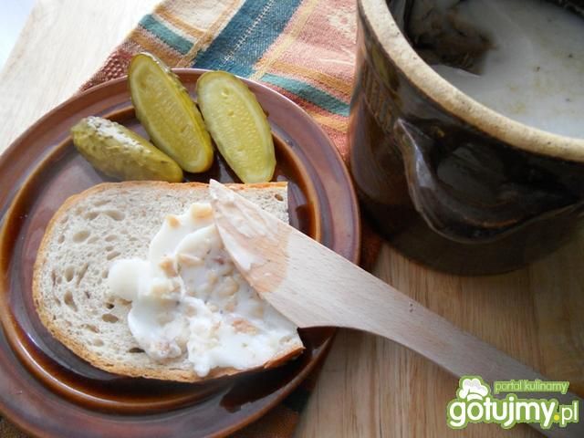 Domowy smalec z cebulką i jabłkiem Domowy smalec z cebulką i jabłkiem
