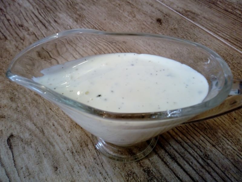 Domowy sos czosnkowy Domowy sos czosnkowy