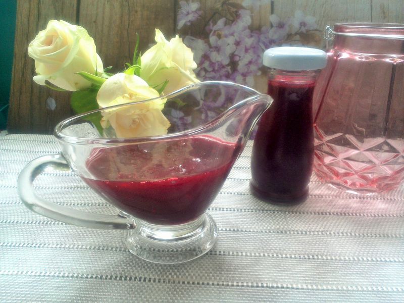 Domowy sos malinowy Domowy sos malinowy