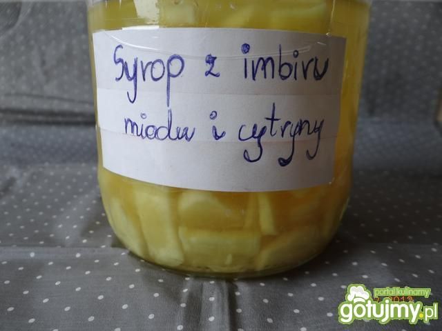 Domowy syrop cytrynowo-imbirowy 