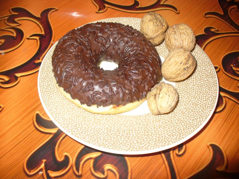 Donaty z polewą czekoladową