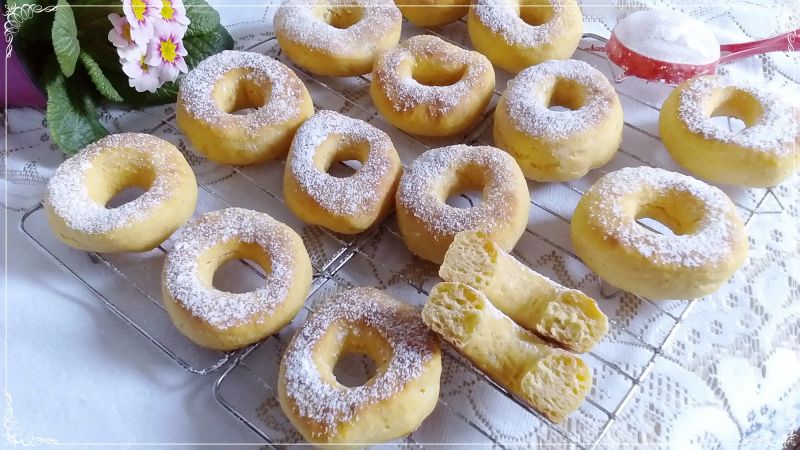 Donuty batatowe z piekarnika bez tłuszczu Donuty batatowe z piekarnika bez tłuszczu