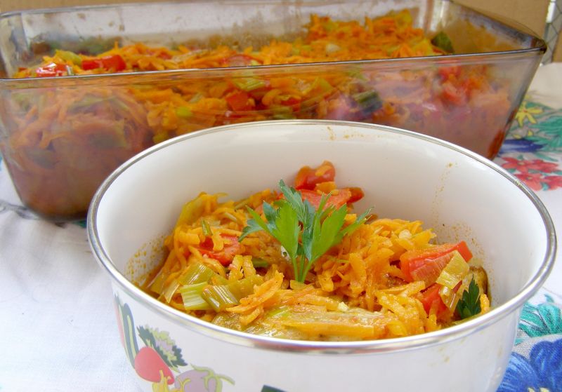 Dorsz czarny w papryce,warzywach słodko-kwaśnych