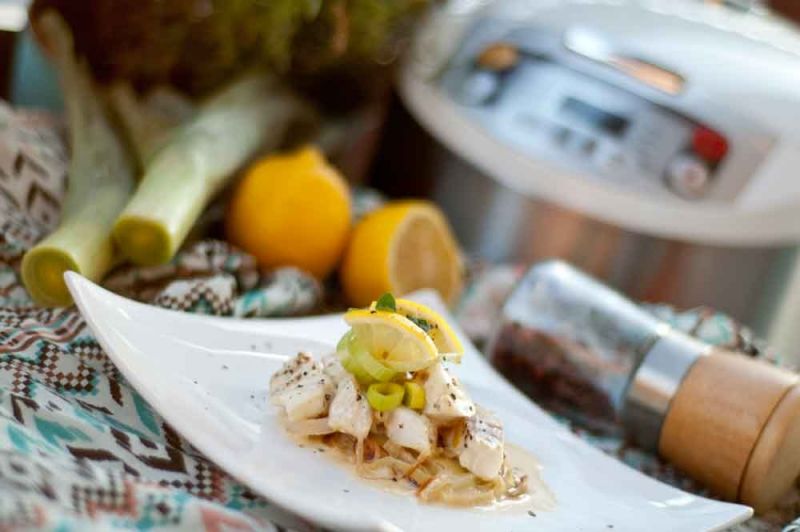 Dorsz duszony w porach