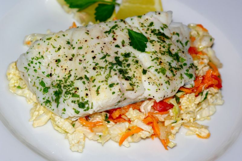 Dorsz na ' rauszu ' z grilla Dorsz na ' rauszu ' z grilla