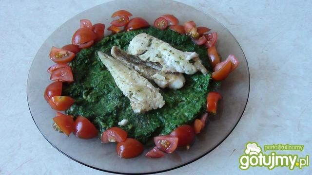 Dorsz na szpinaku  Dorsz na szpinaku