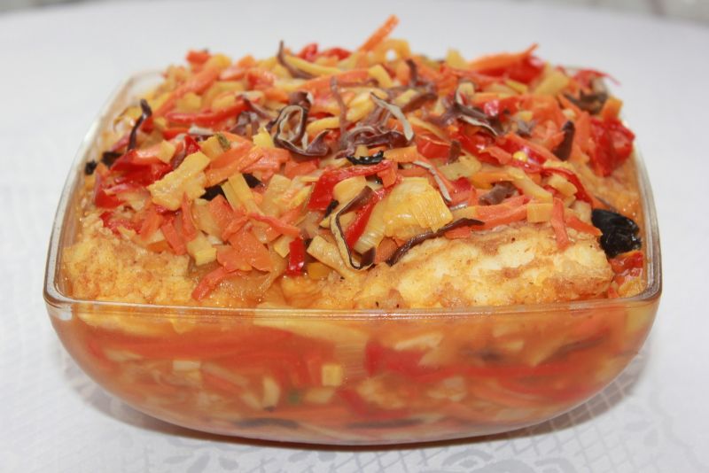 Dorsz w azjatyckim przybraniu Dorsz w azjatyckim przybraniu