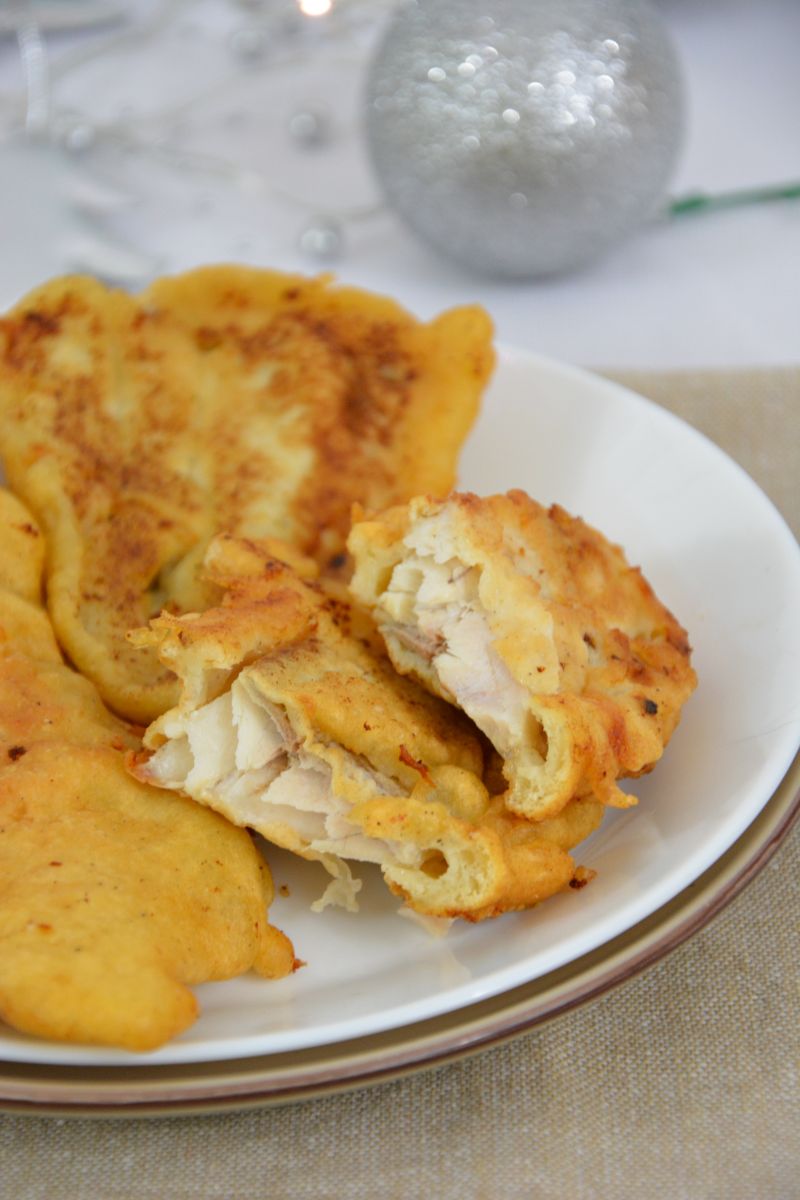 Dorsz w cieście migdałowym